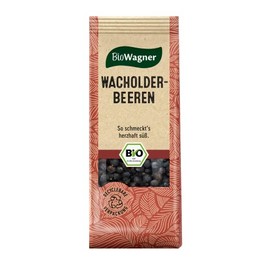 BioWagner - Organic Juniper Berries | Ideal for Wild, Sour Roast or Sauerkraut | Natural Organic Ingredients | Recyclable Packaging | 30 g