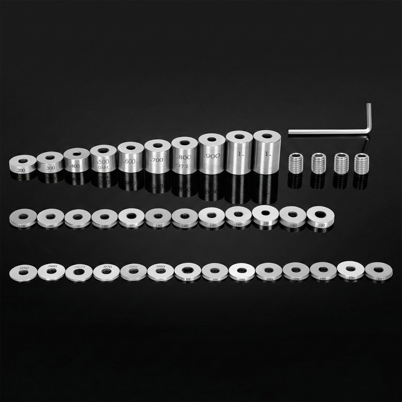 36 Piece Steel Spacer Blocks Set ，Round Gage Space Harden