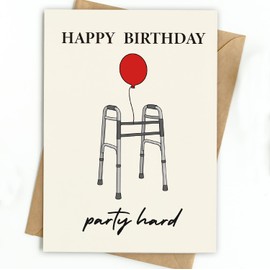 FeliBebe Funny Birthday Card for Men, Husband, Women, Wife, Dad, Mom, Brother, Sister, Friends, 100th 90th 80th 75th 70th 60th 50th 40th birthday card Happy Birthday Decorations & Gifts