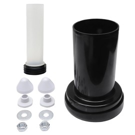 Wall Hung Toilet Gasket and Connector Set Compatible with Geberit 152.404.46.1/240.752.11.1-Includes Drain Pipe,Flush Pipe,Nuts,Washers,Installation Kit Bowl Replacement