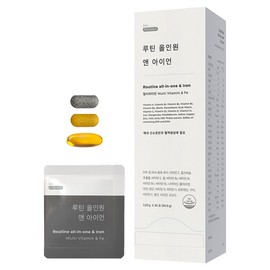 Partner_Reference Snoopytotech Kookdae Vitamin Routine All-in-One and Iron Multivitamin Iron Supplement 3030mg 30 servings / 스누파이토텍 국대비타민 루틴 올인원 앤 아이언 멀티비타민 철분제 3030mg 30회분