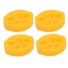 KAIAIWLUO Exhaust Pipe Hanger,4 PCS Vehicle Mounting Rubber Hanger Bracket