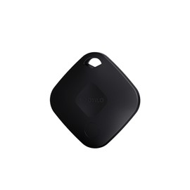 Yipoyilo Smart Air Tracker Tag, Luggage Tracker Key Finder Compatible with Apple Find My (iOS Only), Left Behind Remind, 1 Lanyards, Tracker Tag for Key Luggage Bag 1 Pack Midnight Black