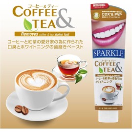 Sparkle, Coffee & Tea, 3.2 oz (90 g), Whitening (Removes Stains, Prevents Bad Breath), Refreshing Feel, Perfect for Coffee Lovers