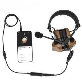 Bifrost Gear TP-120 to 3.5mm Mobile Phone MP3 Adapter PTT Compatible with Comtac Headset
