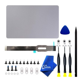 iPartsleader A2485 Trackpad with Cable for MacBook Pro (Retina,16-inch,M1 Pro/Max,2021) Force Touch Touchpad Replacement 661-23673 821-03115-A EMC 3651 (Space Grey)