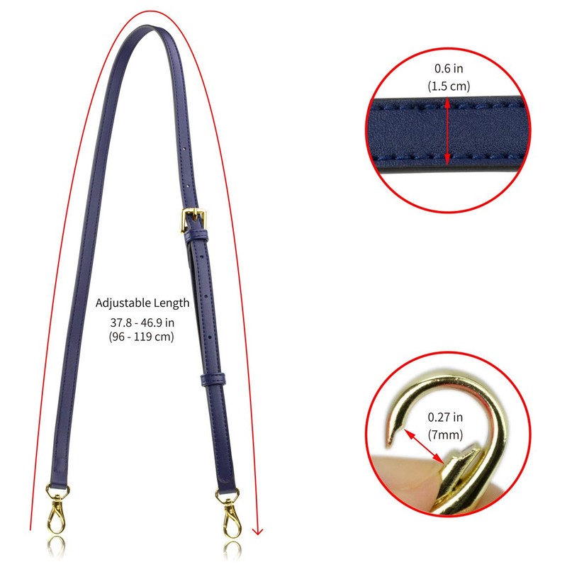 Allzedream Bag Strap, Leather Shoulder Bag, Adjustable Strap for Changing,