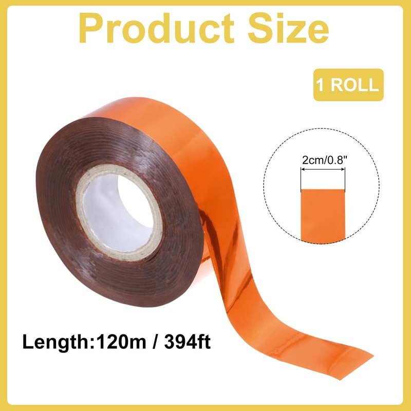 sourcing map Foil Transfer Sheets, 0.8" x394ft Metallic Deco Foil