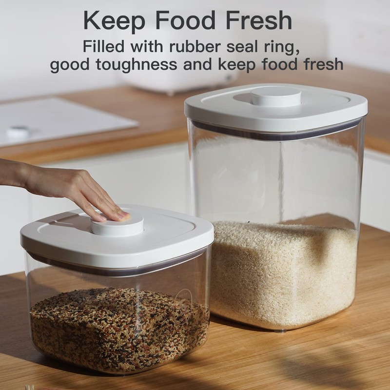 LivLab 20-25 lbs Rice Dispenser,10.5 Qt/10 L/22-25 lbs Rice Container