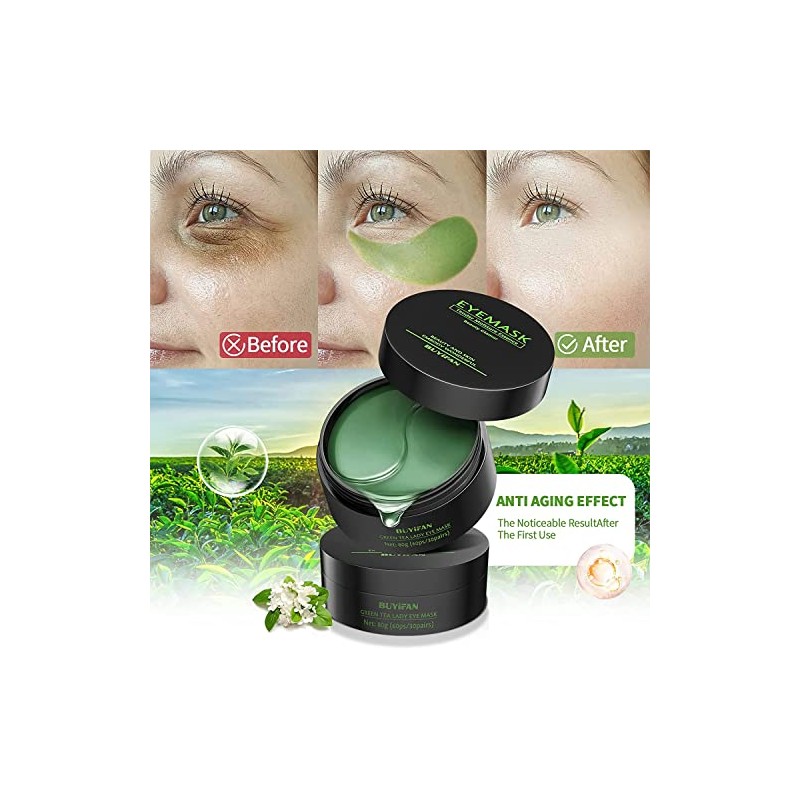 Máscara de Ojos de Algas Marinas - Gel Transparente de