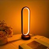 ZARCHE Table Lamp Bedside Bedroom Ring Lamp Living Room Dimmable