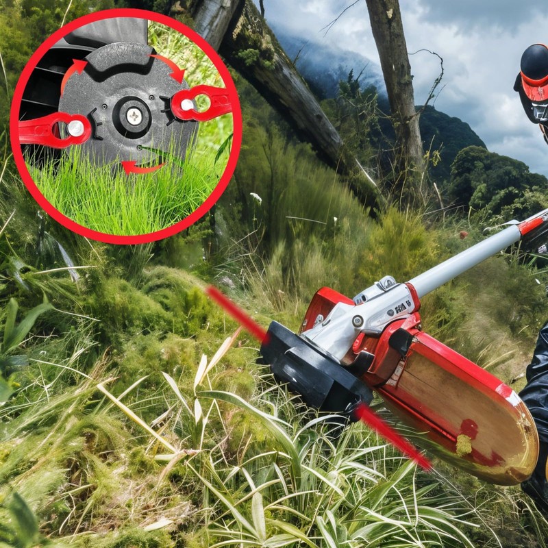 HOCHSTE® ALM Plastic Blades for Strimmer, Strong Blades, Durable Construction,