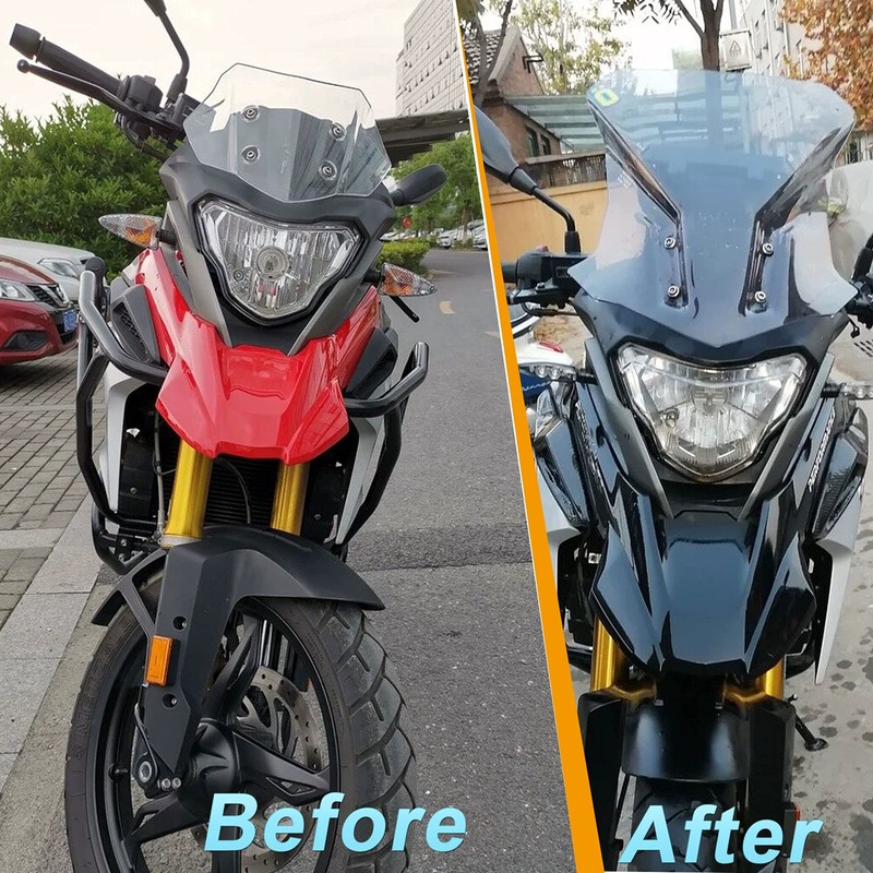 Midimttop Motorcycle WindScreen Windshield Windproof Protector Flyscreen Pare-brise Shield Screen