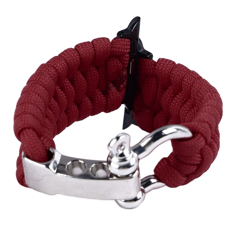 Paracord Watch Band Stylish Women Adjustable Hand Braided Watch Wristband