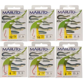Maruto Eel Hooks Eel Fishing Worm Hooks, Size: 10
