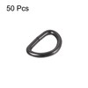 sourcing map Metal D Ring 0.39"(10mm) D-Rings Buckle for Hardware