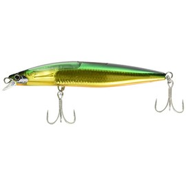 SHIMANO Strong Assassin 125SFB XM-212U Saltwater Plug, Sea Bass, F Green Gold (008), Rivers, Surf, Banks, Saltwater