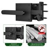 Double Side Gate Latch, Heavy Duty Left Swinging Door Latch