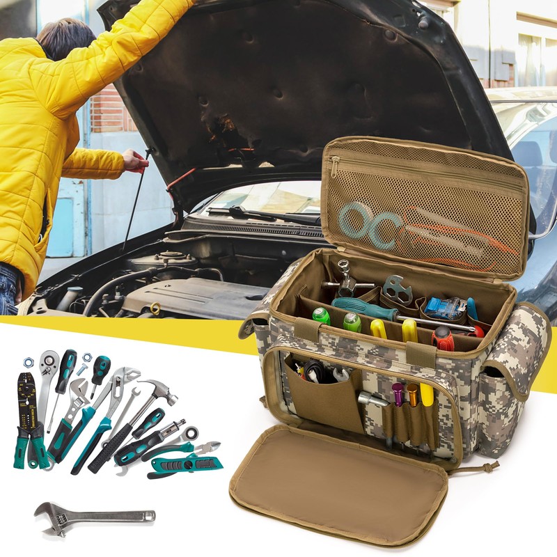 Rexmica Small Tool Bag for Men with Non-Slip and Thick