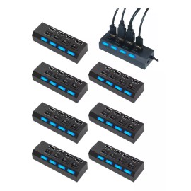 Importeek 30pz Multicargador Hub Adaptador 4 Puertos Usb Universal