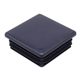 SKIR'CO Square Plastic Dowels 60 x 60 mm, Pipe End Caps, Square Tube Inserts, Fence Post Plugs, Anthracite Grey RAL 7016 Colour, Pack of 12