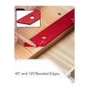 45 Degrees 135 Degrees Woodworking Measuring Ruler Aluminum Alloy Carpenter