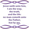 CafePress Bible Verse John 14 6 Square Sticker 3 X