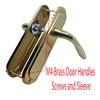 Universal Hardware 20 Pack M4 Door Handle Screws Brass with