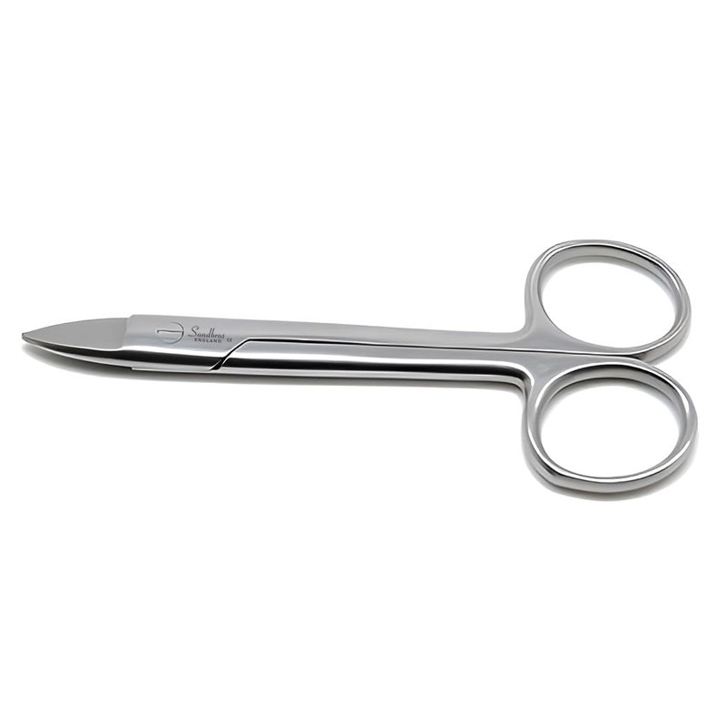 SANDBROS Crown Beebee Scissor Dental Instruments 4 inches - Manicure,