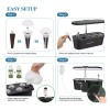 TRECAAN Indoor Herb Garden Kit, Hydroponics Growing System, 7 Pod