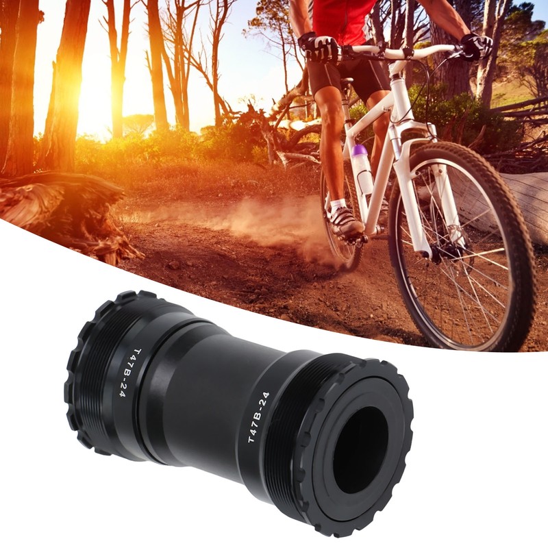 Mountain Bike Bottom Bracket Aluminum Alloy Sealed Bearing Nylon Press
