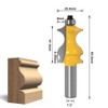 WSOOX Architectural Molding Router Bits by 1/2-Inch Shank 3PCS Woodworking