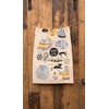 SeaSalt Ships Cat and First Mate Cotton Tea Towel