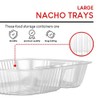 22oz Plastic Nacho Trays (100 Pack) Large Disposable Tray for