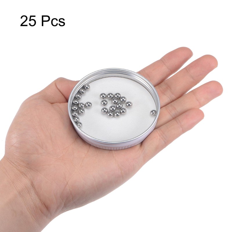 sourcing map 25pcs 7/32" 420 Stainless Steel Bearing Balls G100