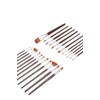 Elan Paint Brush Set, 24 PCS Short Handle Nylon Brushes