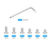 uxcell M2 Torx Security Screws Kit, (M2x3/4/5/6/8/10mm) 120pcs 304 Stainless