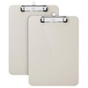 Mr. Pen- Plastic Clipboard, 12.5" x 9", 2 Pack, Silk