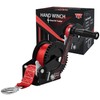 TYT 1600lb Boat Trailer Winch with 8M Red Strap, 2