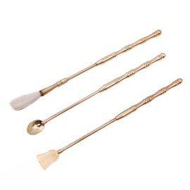 Namvo 3Pcs Incense Making Kit, Incense Mold Tool Kit Set with Incense Spoon Shovel Brush for DIY Fragrance Accessory for Yoga Meditation