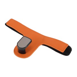 HEROFFIX 1 Pcs for Purses Bags Keys Water Bottles and Shopping Bags Car Seat Headrest Hook Sturdy Car Seat Back Organizer Hooks Orange Faux Leather 5.91"x2.95"