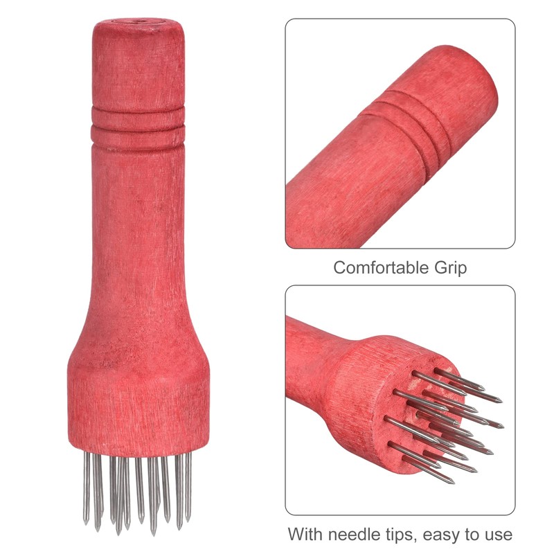sourcing map Stainless Steel Meat Tenderizer, Meat Mallet Needle Nails