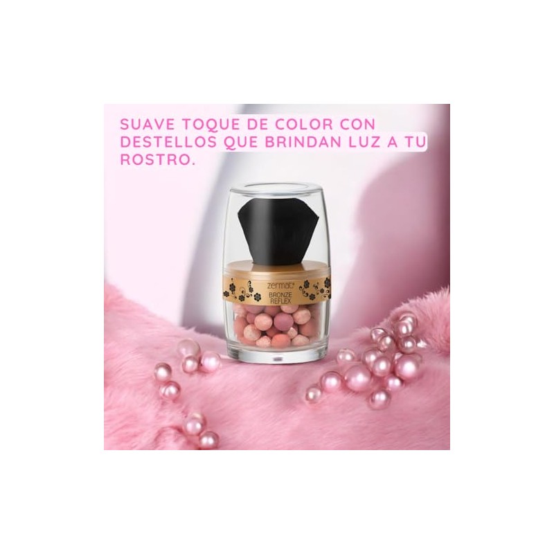 Rubor en Perlas Eleganzza Reflex Bronze | 18 g de