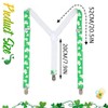 BODIY St Patrick's Day Suspenders for Men Shamrock Clover Suspenders