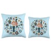 Hygge Time - Enjoying Simple Things in Life Throw Pillow