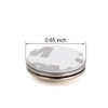 HAZOULEN Small Round Name Badge Magnets, Magnetic Name Tag Holders,