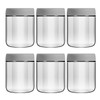 EONJOE 6-Pack 16oz Glass Jars with Lids for Food Storage