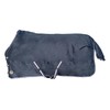 HKM Economic Turnout Blanket with Polar Fleece Lining, Dark Blue,