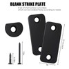 Blulu 2 Set Door Hole Cover Plate 1" x 2-1/4"