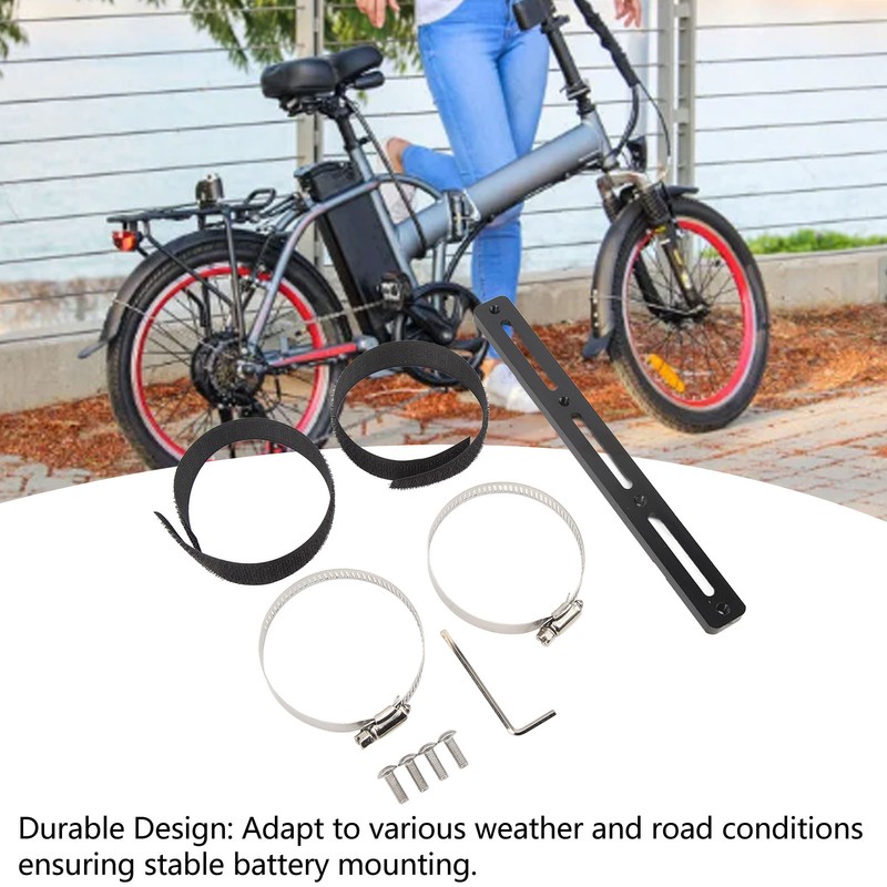 Electric Bike Battery Mounting Bracket Aluminium Alloy Mount Plate Electric